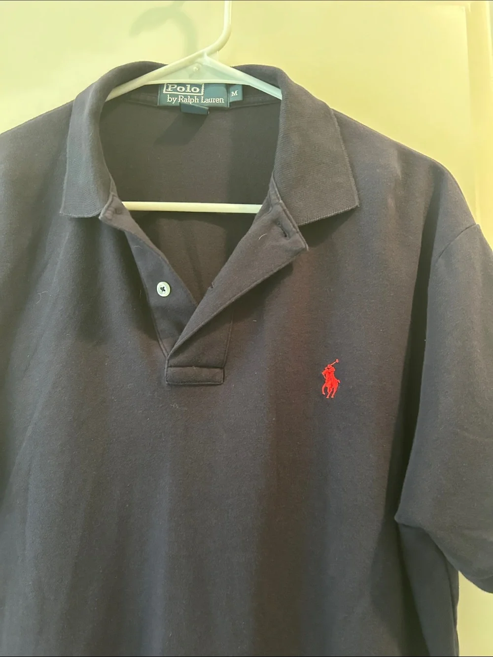 Polo Ralph Lauren Short-Sleeve Polo Shirt Navy with Red Logo Men’s size M